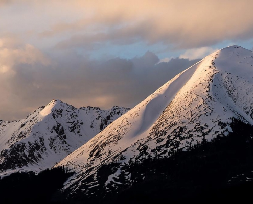 Colorado Mountain Winter Scene