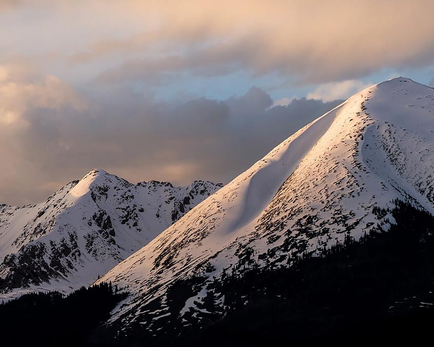 Colorado Mountain Winter Scene